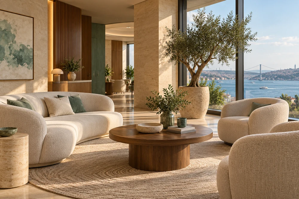 Concept interior overlooking the Bosphorus